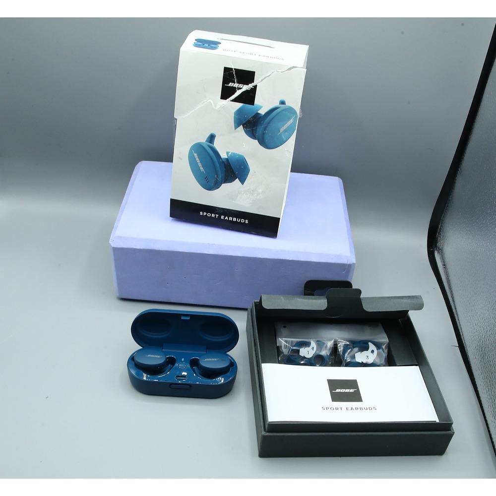 Bose Sport Earbuds True Wireless Bluetooth Headphones Baltic Blue 805746-0020